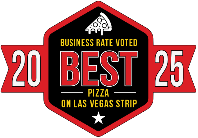 Best Pizza on Las Vegas Strip Award 2025 Seal
